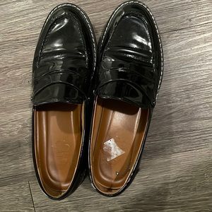 Black Chunky Loafers